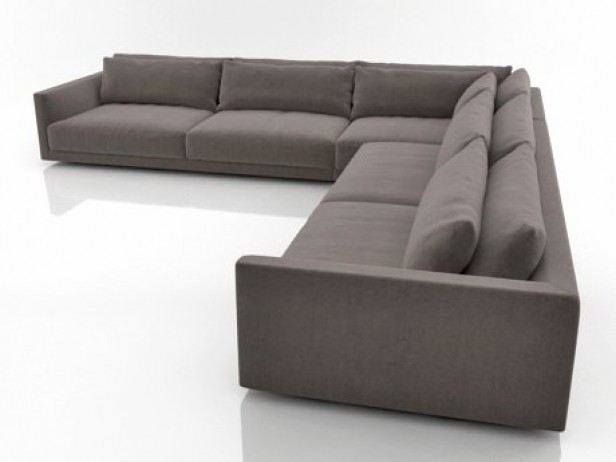 Advanced customized L Shaped simple large and small size Italian sofa