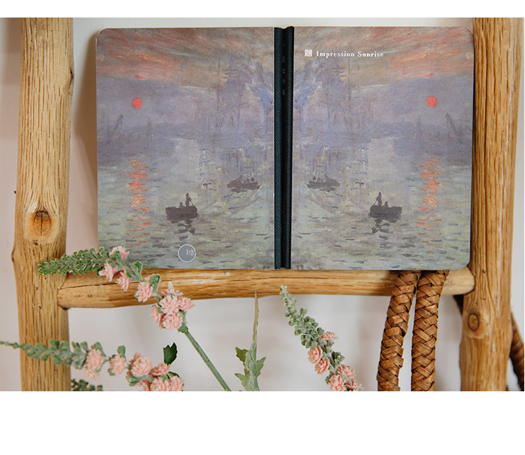 Retro Van Gogh Oil Painting Notepad Artistic Literary Notebook for Business Promotion