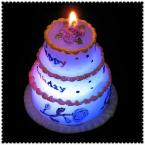 Quality Simulate cake LED color changing candle 100% handmade production wholesale