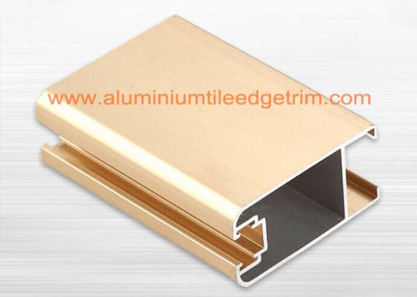 Satin Anodized Aluminium Window Profiles , Aluminium Extrusion Profiles For The