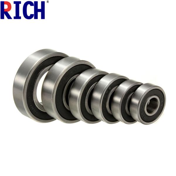 Chrome Steel Bearings Used In Gearbox , 6204 ZZ 2RS Frictionless Ball Bearings