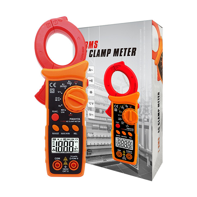 Auto Range 1000A AC Current Measurement Digital AC Clamp Meters With NCV and Ture RMS