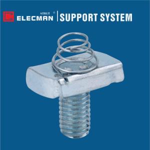 Quality Hot Dipped Galvanized Steel Strut Short Spring Channel Nuts With Stud wholesale