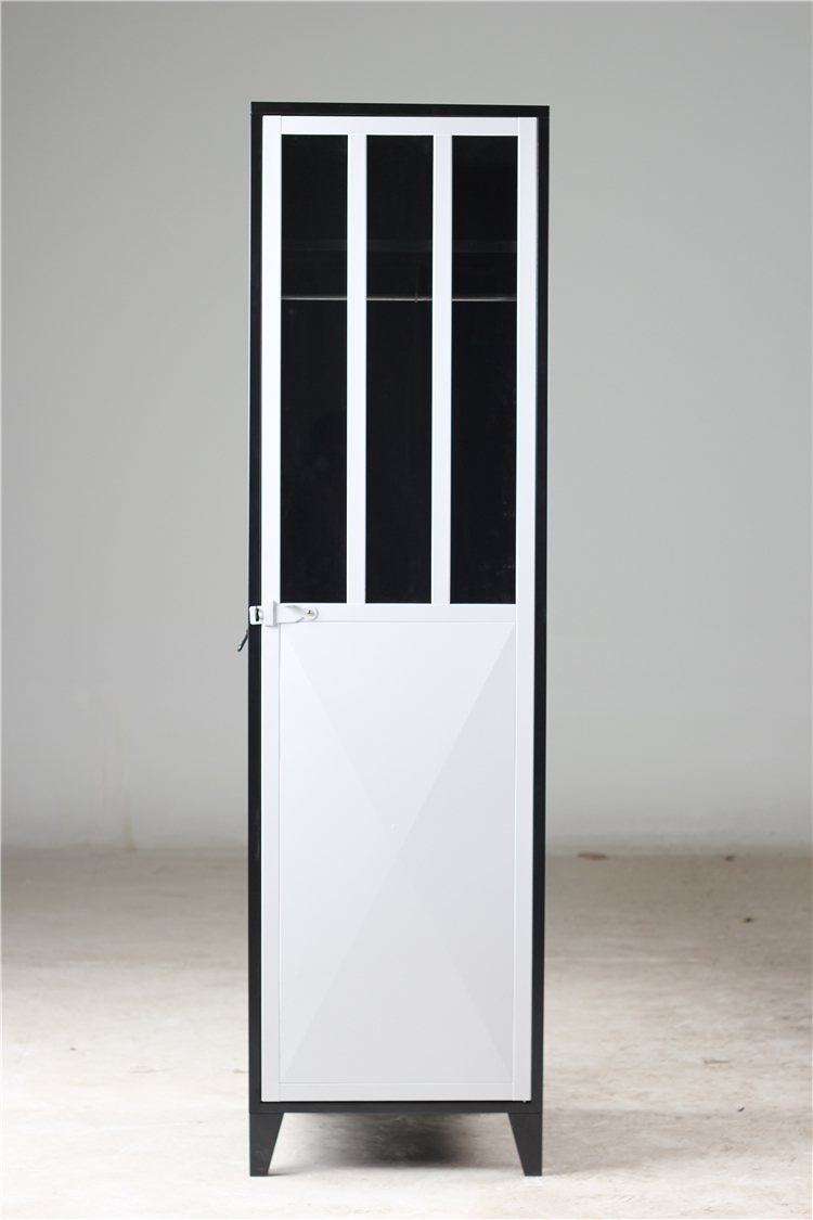 Hotel Bedroom Furniture Metal Wardrobe Cabinet Modern Style