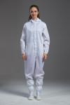 Food Processing Garment Resuable yellow hooded coverall white durable in food