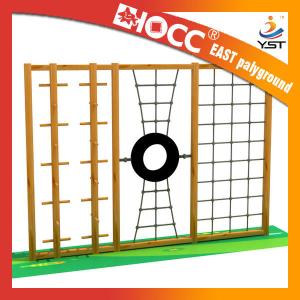 Quality Preschool Wooden Playground Equipment LLDPE Plastic Material Anti Static wholesale