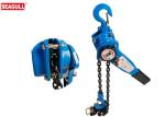 Blue 1 / 2 Ton Manual Chain Lever Hoist / Heavy Duty Chain Come Along Lift