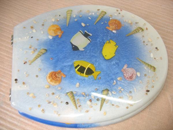 polyresin toilet seat cover,MDF toilet seat,PP toilet seat,sea star,shell