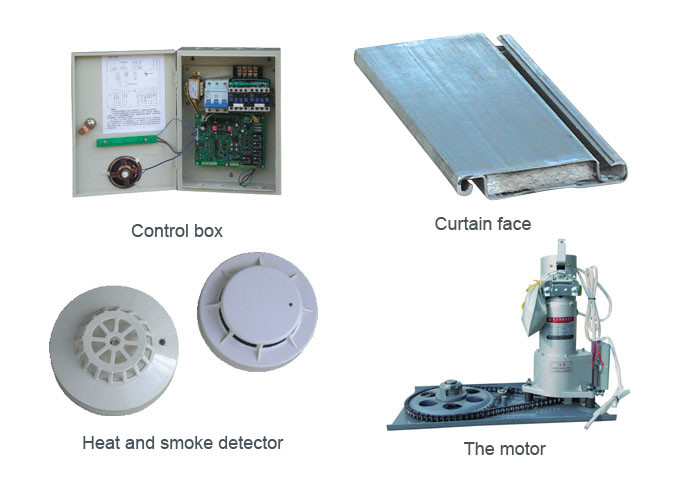 Garage Door Automatic Rolling Door Shutter Fire Rated Roller Shutter