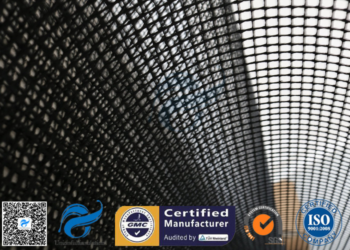 4X4MM Black PTFE Coated Fiberglass Mesh Fabric Conveyor Belt Heat Sealer