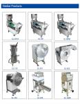 Stainless Steel 1000KG/H Capacity Vegetable Cutter With Safe Sanitary Design