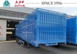 Grain Trailer Van Closed Box Trailer With Side Tipping For Wheat Transport
