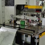 Round Square Aluminum Foil Lunch Food Box Pneumatic Punching Machine High Speed