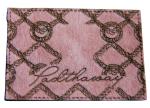 Customized Embossed Leather Patches Panton Color heat burning logo