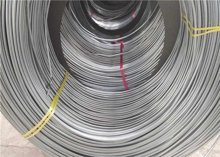 Outer Diameter 4.6mm Steel Bundy Tube , Round Zinc Coated Mild Steel Tube