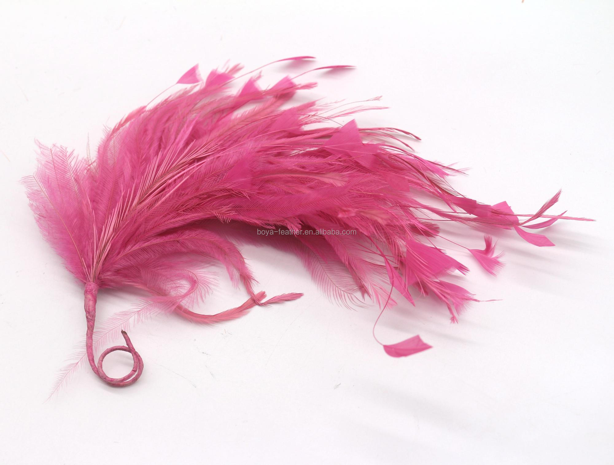 Create a Spooky Atmosphere with 15*30 cm Emu Feather Flower Mount and Wire Accessory