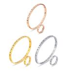 Stainless Steel Wrist Bangle Bracelet Nonreligious 4mm Width 18g Weight