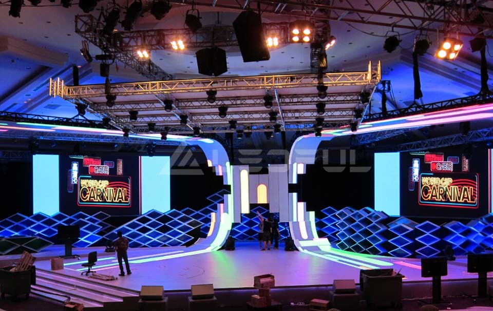 Indoor P1.86 SMD1515 Full Color LED Display UV Resistant For Rental