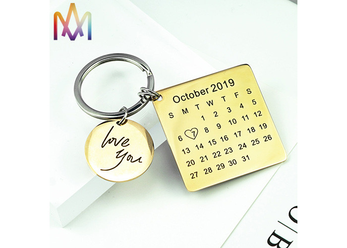 OEM ODM Picture Words Available Personalized Engraved Keychains