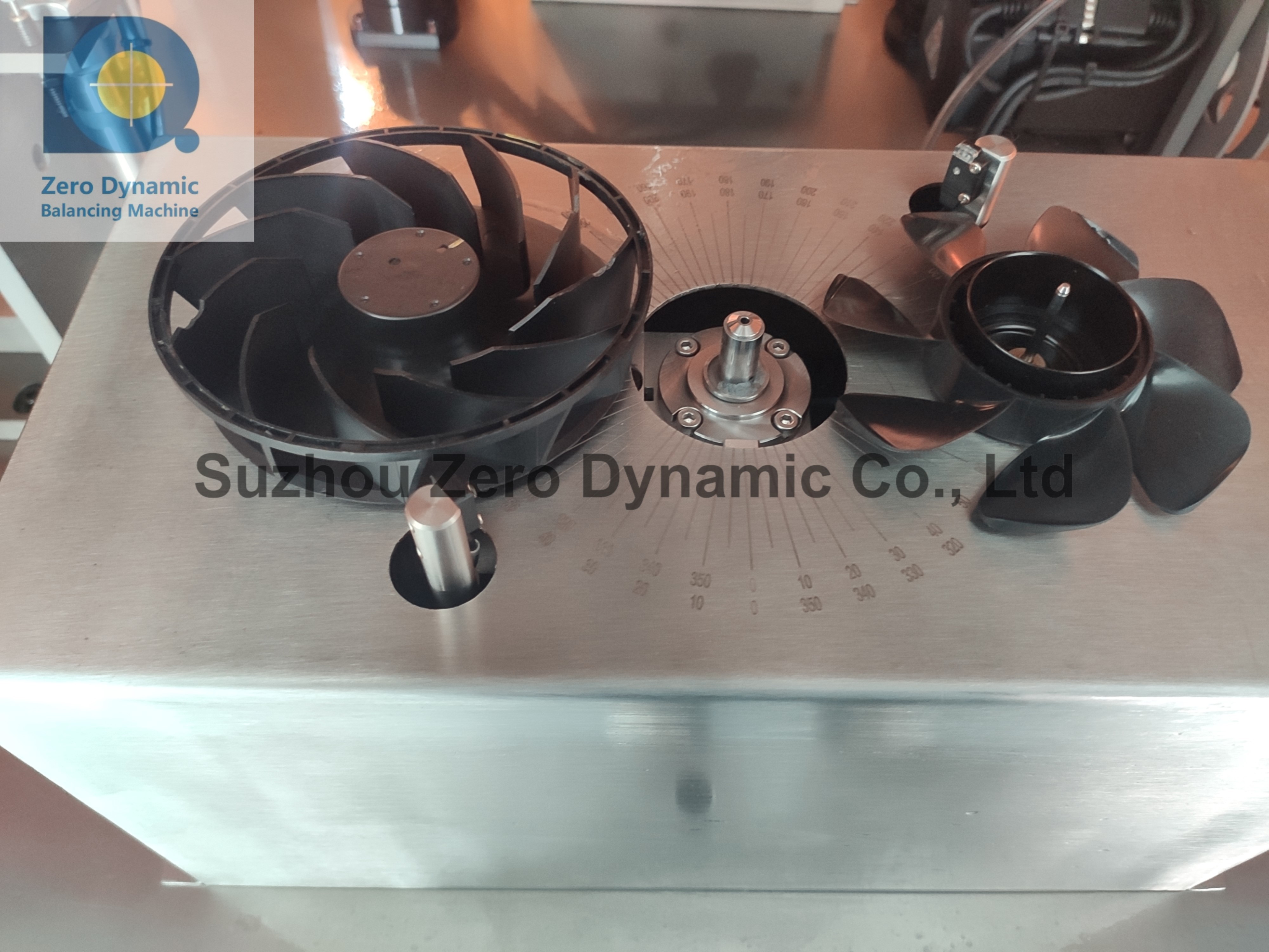Two Station Cooling Fan, Fan Blade Automatic Glue Dispensing Balancing Machine