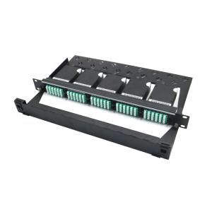 China 19 Inch 1U Rack Mount MPO MTP Cassette Patch Panel on sale