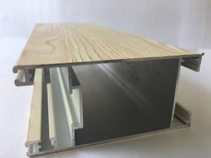 Quality Quality Light Wood Finish Aluminium Profiles Extruded Aluminum Tube For Window And Door Frame wholesale