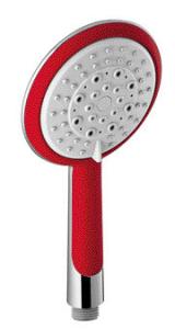 Quality Bright Red Bathroom Shower Spare Parts Adjustable Handheld Shower Soft Nipple wholesale