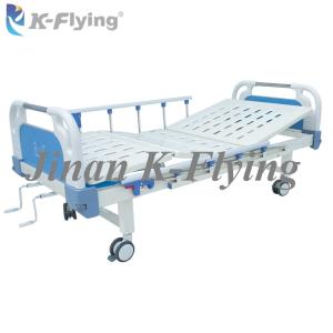 Quality Manual Two Cranks Function ABS Head Board Hospital Care Bed wholesale