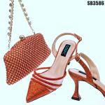 Italian Leather Shoe And Bag Set Perfect Match for Nigerian Party PU Bridal
