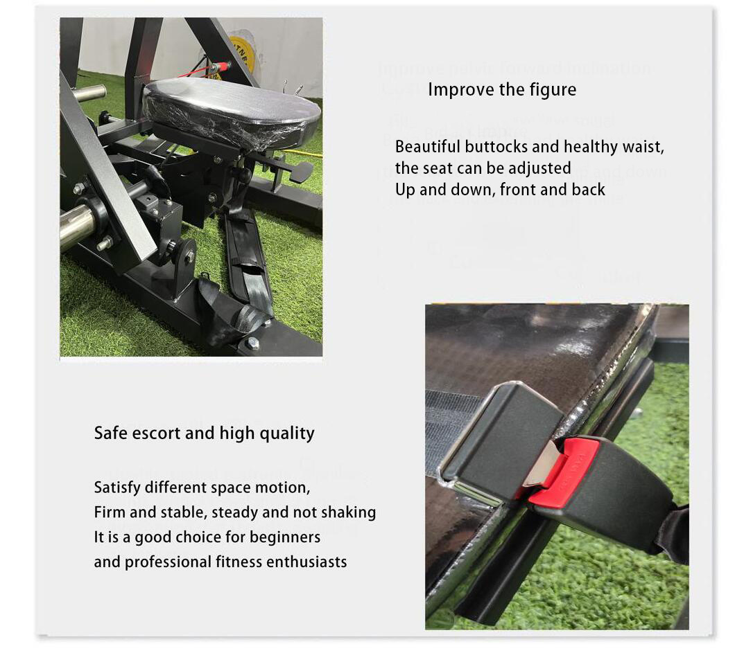 Plate Loaded Strength Equipment Glute Drive Barbell Hip Thrust Gym Fitness