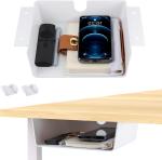 Organizer Under Desk Gaming Workstation Accessories Durable Metal Table Storage