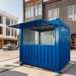 Park Container House Stylish Prefab Houses for Unique Kiosk Concept 10ft 20ft