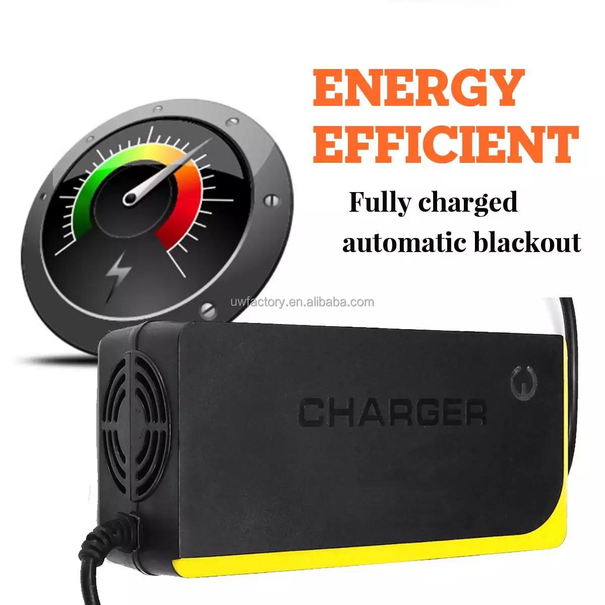 Private Mold 60V3A Smart Portable Lithium Battery Charger for UK AU EU UK Plug and Vehicle Charger