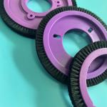 Stenter Machine Parts Artos Lk Finishing Machine Parts Brush Wheel Black Nylon