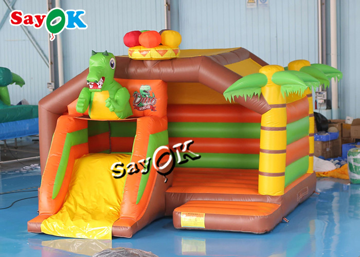 5m 16.5ft Animals Theme Commercial Bouncy Castle With Blower