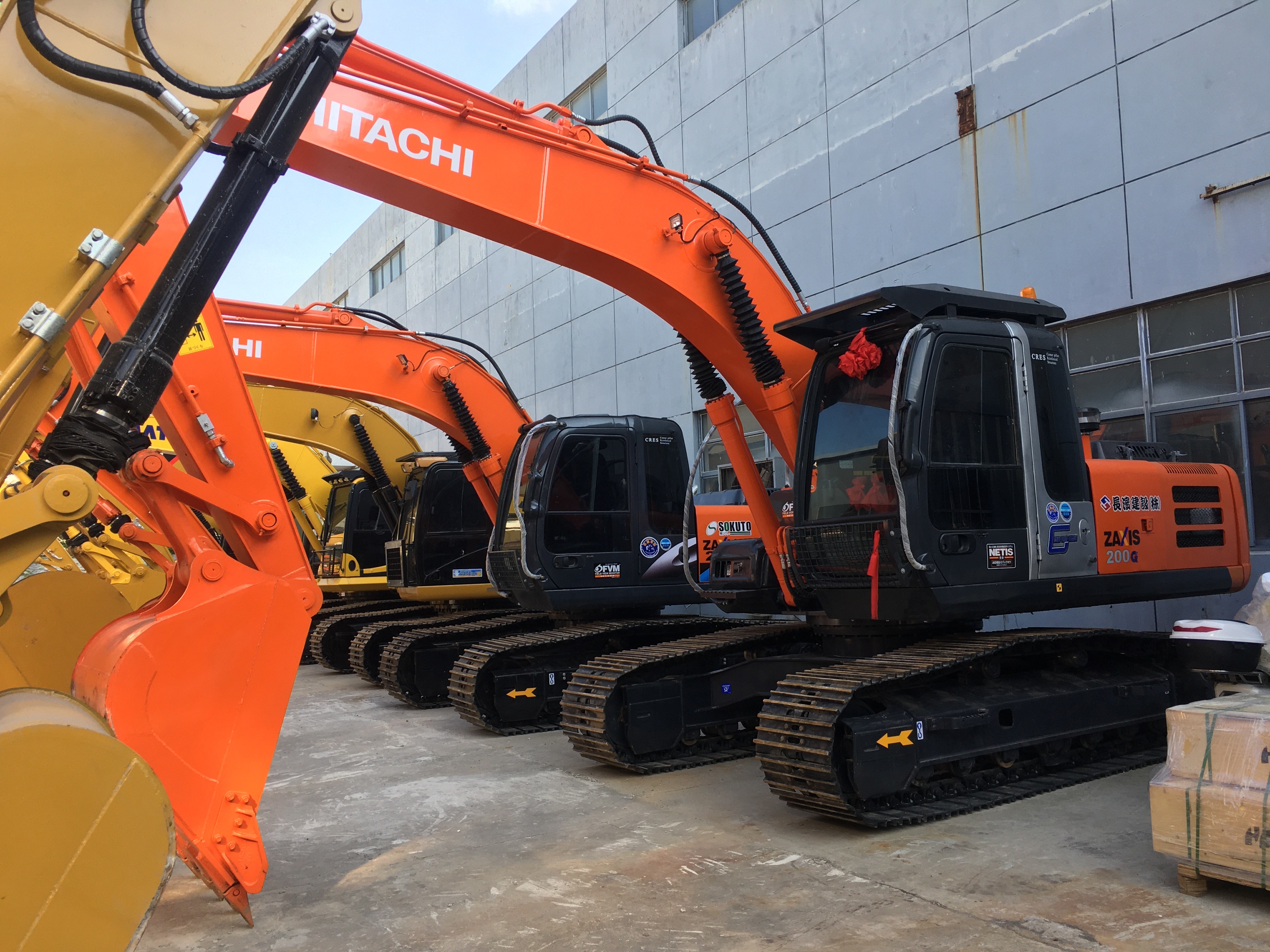 10ton To 20ton Diesel Engine Used Hitachi Excavator For Mining