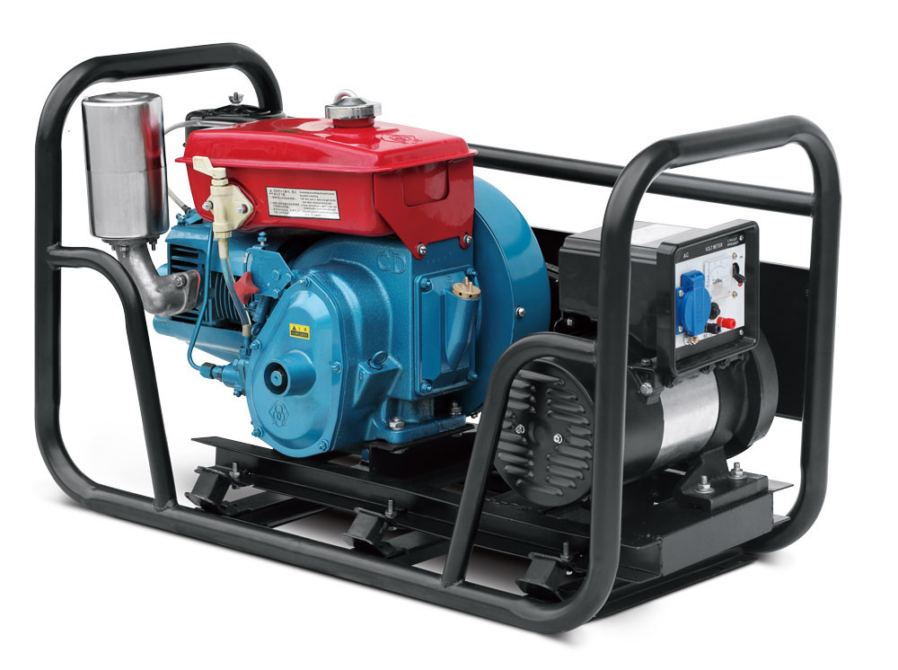 2KW Dynamo With Control Panel High Output Alternator High-Effency Key Shaft 19.05mm
