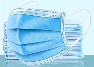 Quality Anti Virus Disposable Surgical Masks Three Ply Face Mask Non Allergenic wholesale