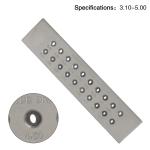 Oval / Small Porosity Wire Tungsten Draw Plate For Jewelry Making