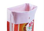 Die Cut Handle Wheat Flour Packaging Bags Transparent Material Laminated