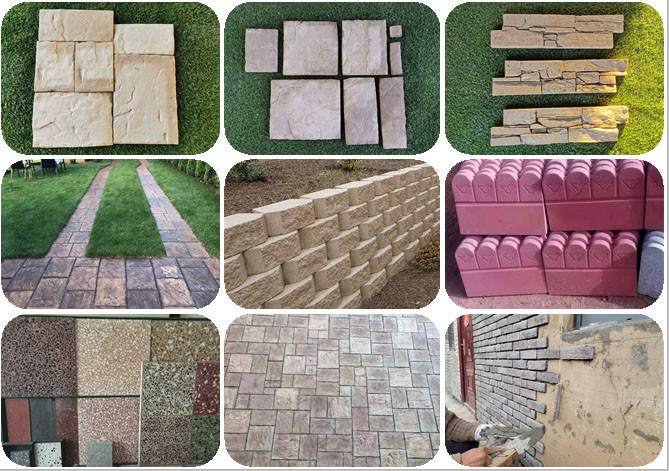 Fully Automatic Wall And Floor Tiles Production Line Artificial Stone Making Machine