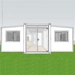 20ft 40ft Expandable Container House Mobile 2 Bedroom Portable Living Container