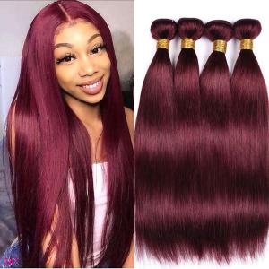 Quality 8Inch-30Inch 99j Burgundy Wig Body Wave Human Hair Extensions wholesale
