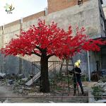 UVG luxury wedding decoration design in huge artificial cherry blossom trees for