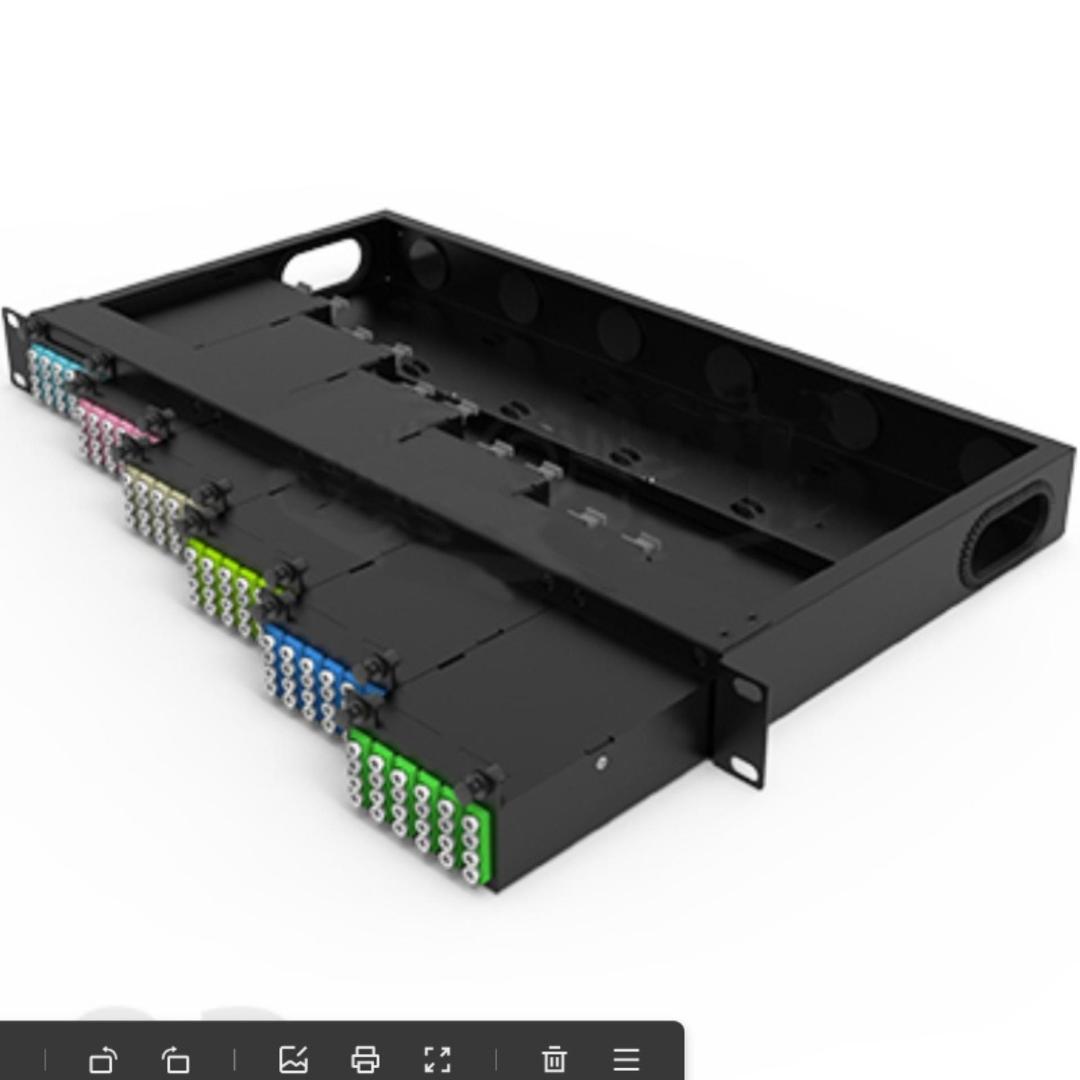 144-Core 1U Rackmount Full Load MPO-LC/APC Fibre Distribution Frame for Fibre Management