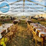 1000 Person Luxury Party Tents for Sale, Wedding Marquee With Lining Decorations