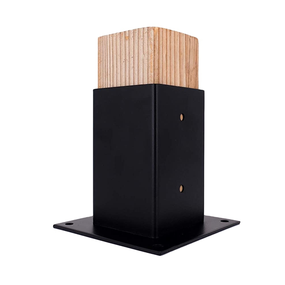 6*6 Wood Post Base Metal Pergola Brackets for Long-Lasting Construction Materials