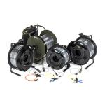Spiral Armored Military Tactical Fiber Optic Cable With LSZH/PVC/TPU Jacket