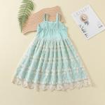 Toddler Baby Girls Tutu Dress Tulle Sundress Ribbed Top Layered Tulle Skirt