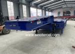 50000kg 60000kg Low Bed Semi Trailer With Mechanical Suspension